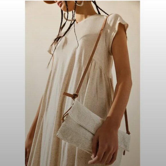 new FREE PEOPLE PLUS ONE EMBELLISHEDCROSS BODY BAG in orchid 253 - Picture 4 of 16